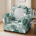 thumbnail image 3 of FKELYI Tropical Monstera Leaf Print Stretch Couch Cover for Living Room Armchair Slipcover with Individual Cushion Cover Non-Slip Washable Furniture Protector Sofa Decor, 3 of 7