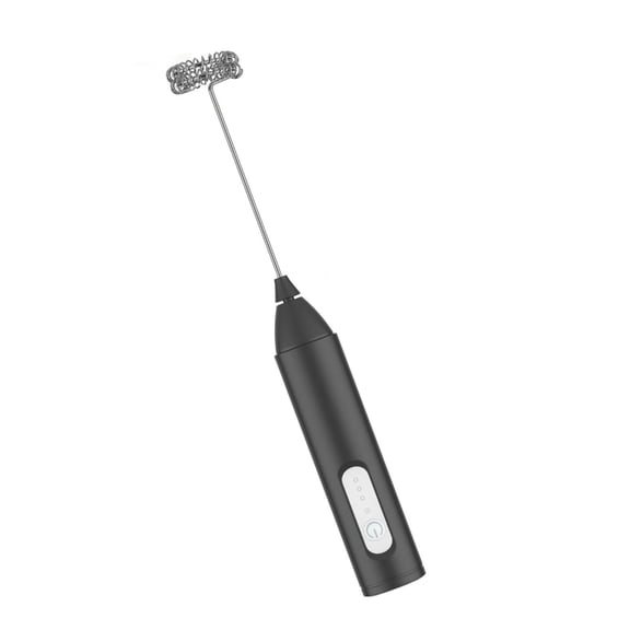 USB Rechargeable Mini Milk Frother 3 Speed Handheld Foam Maker Coffee Whisk