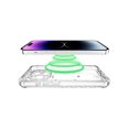 thumbnail image 2 of ITSKINS Supreme_R Clear MagSafe Case iPhone 15 Pro Max Transparent White Print, 2 of 5