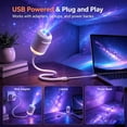 thumbnail image 6 of 2026 New Hd Smart Dynamic 5d Holographic Night Light Projector, Plug and Play 2-in-1 Galaxy Star and Ocean Projector,360 Rotating, USB Powered Ceiling Light for Bedroom (with 6 Films), 6 of 7