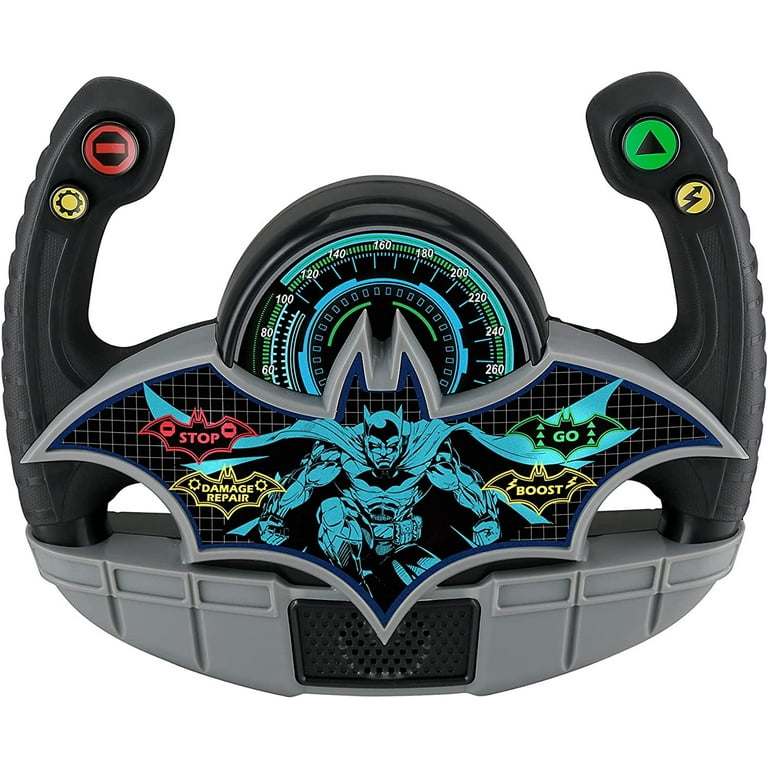 eKids Batman Toy Steering Wheel for Kids – Black (BM-157.EEV22