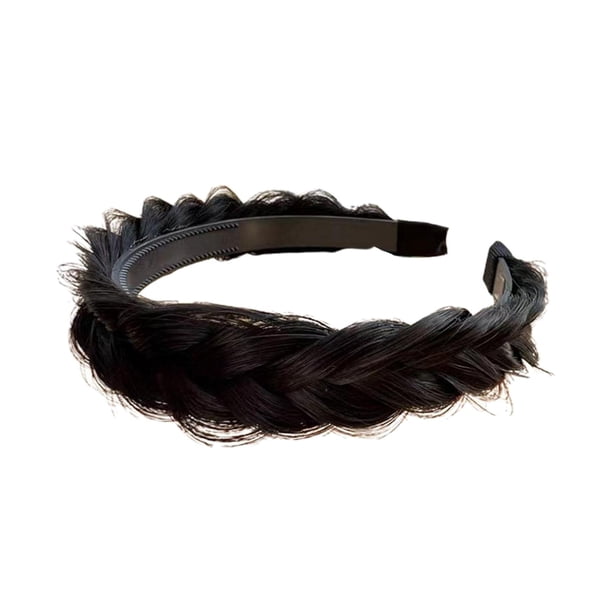Diadema para El Cabello, Diadema Ancha, Peinado para El Cabello, Banda para El Cabello Gruesa, Banda para El Cabello para M Negro