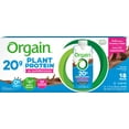 Orgain PlantBased Protein Shake Chocolate, 11 Fluid Ounce (Pack of 18