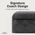 thumbnail image 3 of Funda para AirPods Pro Coach Signature de lona color carbón, 3 of 6