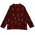 thumbnail image 4 of Plus Size Women's Christmas Santa & Tree Embroidered Cardigan Long Sleeve Round Neck Button Down Knit Sweater For Holiday Season, 4 of 6