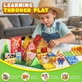 thumbnail image 2 of Juguetes magnéticos con 3 nutrias, 37 unidades, para niños pequeños, 2 of 7