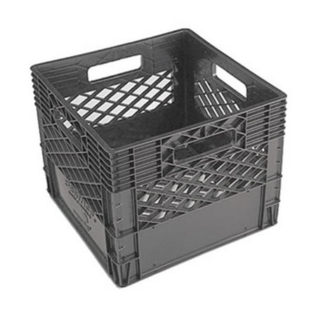 crate walmart dairy crate vented 13x13x11 black walmart crate walmart dairy crate vented 13x13x11 black walmart