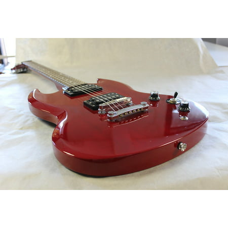 Canvas Print Epiphone Music Sg Red Instrument Electric Guitar Stretched Canvas 10 x