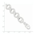 thumbnail image 2 of Solid Sterling Silver Rolo Link Charm Bracelet 7.50 Inches, 2 of 3