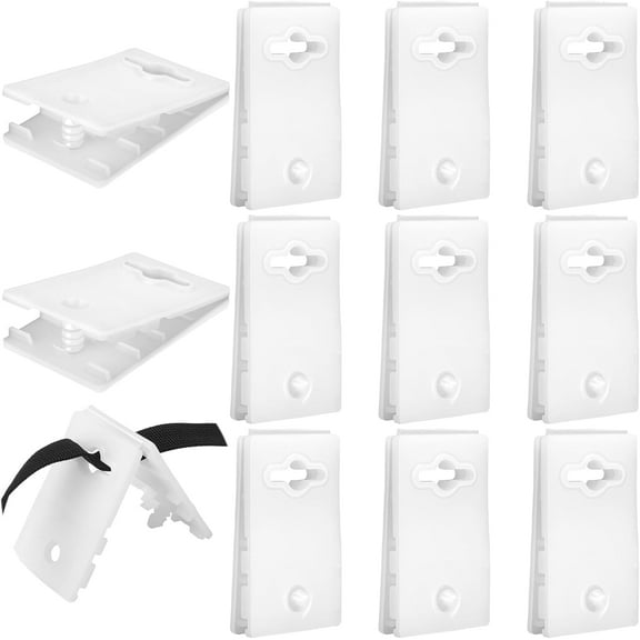 Lsupdaol 20 Pcs Solar Cover Reel Attachment Clip 2.8 x 1.73 x 0.24 Inch Solar Cover Reel Blanket Clips Pool Cover Clips for Universal Inground Swimming Pool