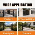thumbnail image 6 of Foldable Expandable Security Gate, Mobile Rolling Safety Barrier with 360° Swivel Lockable Casters, Heavy-Duty Metal Barricade for Garage, Warehouse, Driveway and Pool, 6 of 6