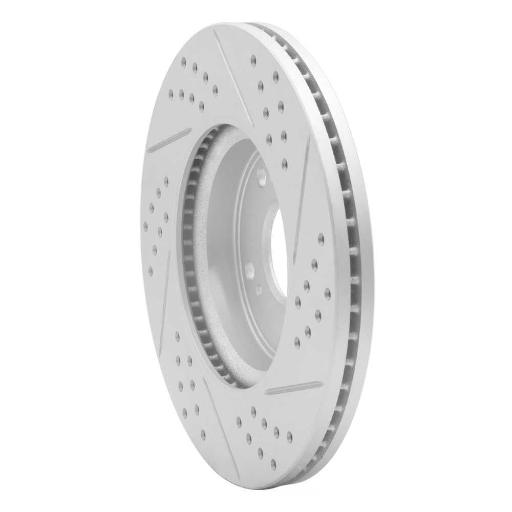 Dynamic Friction Company 830-59037L DFC Geoperformance Rotor - Drilled and Slotted