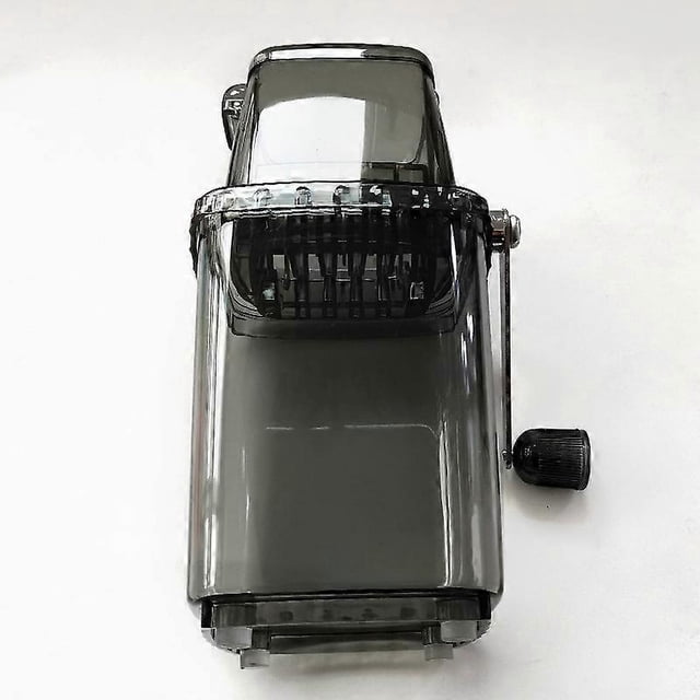 Manual Ice Crusher Shaver Shaved Ice Machine Stainless Steel Ice Breaker Ice Crusher for Quick Crushing - Gray