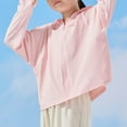 thumbnail image 6 of Mercatoo Girls 𝐔𝐏𝐅 50+ Rash Guard Sun Jacket Hoodie 𝐒𝐏𝐅 𝐔𝐕 𝐏rotection Full Zip Swim Shirts Long Sleeve for Teens Kids, 6 of 7