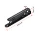 thumbnail image 3 of Soporte Plegable Uxcell de 8 pulgadas para Estantes, Mesa, Escritorio, Montado en Pared, Brazo de Acero al Carbono Negro, Paquete de 2, 3 of 4