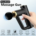 thumbnail image 4 of Syenll Massage Gun, Massage Gun Deep Tissue, Percussion Massage Gun with 4 Heads and 6 Speeds, Handheld Massager for Athletes Pain Relief, Black, 4 of 8