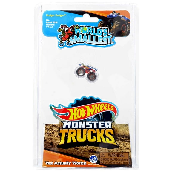 World's Smallest Monster Trucks Rodger Dodger Diecast Car