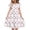 Pink, variant on THDHVS Kids Dress, Short Sleeve Dress with Double Ruffle Sleeves for Girls Summer Casual Wear and Special Day Party