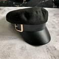 thumbnail image 3 of Women Yacht Captain Sailor Hat Newsboy Cabbie Peaked Beret Cap, 3 of 8