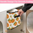thumbnail image 5 of RATGDN Collapsible Fabric Cube Storage Bin with Double Handles for Living Room Bedroom Office Black - Orange Juice Fruit, 5 of 7