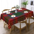 thumbnail image 2 of Rectangle Table Cloth, Scottish Clan Connolly Dress Tartan Plaid Resistant Washable Tablecloth Decorative Table Cover for Dining, Indoor and Outdoor, 2 of 6