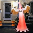 thumbnail image 1 of Costway 6 Pieds Halloween Gonflable Ghost Décoration Rapide avec Lumières LED Rouges, 1 of 10