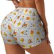 thumbnail image 1 of Balery Construction Equipments Worker Pantalones cortos de entrenamiento estampados para mujer, sin costuras, ajustados, para gimnasio, yoga, correr, deportes, ejercicio activo, fitness.-Small, 1 of 8
