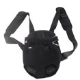 thumbnail image 1 of Mochila transportadora de mascotas, transpirable y ligera, con diseño de piernas abiertas, para perros y gatos, ideal para ciclismo, caminatas y senderismo, color negro., 1 of 8