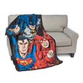 thumbnail image 4 of Northwest DC Comics Justice, League Trio Micro Raschel - Manta de 46 x 60 Pulgadas, Multicolor, 1 Unidad, 4 of 7