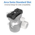 thumbnail image 3 of Quick Release Plate,Compatible With Swiss With Swiss Head Qr Plate 1/4 Screw Compatible With Plate 70mm Qr Pu-70l Quick Plate 1/4 Inches Screw Plate Pu-60l Quick 1/4 Inch Screw Plate 60mm Qr, 3 of 6