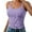 Purple, variant on Tank Tops for Women,Basic Ribbed Knit Camisole Top Comfortable Sleeveless Racerback Tank for Casual Daily Wear,Camisole Tops for Women,Purple,XL