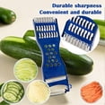 thumbnail image 3 of Multi-Purpose Grater Slicers Stainless Steel Dual Head Grater Vegetables Cutter Kitchen Fruits Peeler, 3 of 5