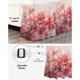 thumbnail image 3 of Flower Painted, Abstract Blush Pink Watercolor Wrap Around Bed Skirts for Queen Bed 18" Drop, Bed Skirt with Adjustable Elastic Belt Dust Ruffle Bed Valance for Bedroom Hotel Luxury Bed Frame Cover, 3 of 7