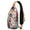 Vintage Paisley, variant on Sci-Fi Lovers Galaxy Sling Backpack, Astronaut Rocket Moon Star Crossbody Daypack, Cute Celestial Travel Bag