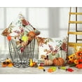 thumbnail image 3 of Fall Pumpkin Leaves Throw Pillow Covers 18 x 18 Inch Set of 2, Autumn Thanksgiving Farmhouse Holiday Cushion Case for Home Sofa Couch Decoration S24F22, 3 of 6