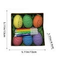 thumbnail image 3 of Dvumao Easter Decorations, Easter Bunny Egg Fillable Egg-Shaped Candy Box Gift Box, 3 of 6