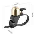 thumbnail image 4 of Bike Bells, Retro Mini Bells Bicycles Bells Loud Sound Coppers Alloy Bike Bells Bike Accessories for Road Mountain Bikes, 4 of 15