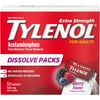 Tylenol Extra Strength Dissolve Packs with Acetaminophen for Pain & Fever, Berry, 32 ct (Pack of 3)