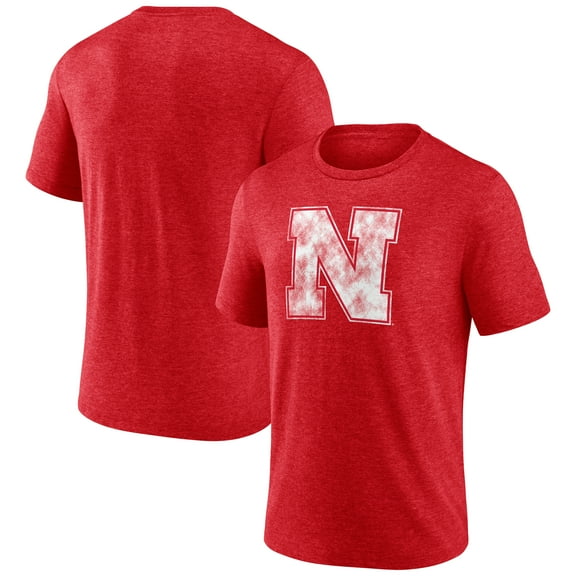 Men's Scarlet Nebraska Huskers Classic Primary Tri-Blend T-Shirt