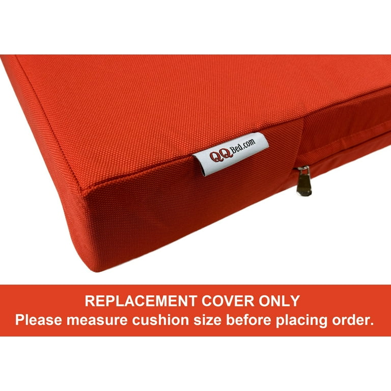 Waterproof Outdoor 4 Pack Deep Seat Chair Patio Cushions Zipper Cover 24 X22 X4 Duvet Replacement Case