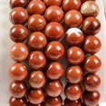 thumbnail image 4 of Natural Healing Power Gemstone Crystal Beads Unisex Adjustable Macrame Bracelets 8mm,Red Jasper, 4 of 4