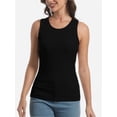 thumbnail image 5 of Women Tank Tops Summer Sleeveless Basic Cami Top Shirt Slim Racerback Blouses, 5 of 7