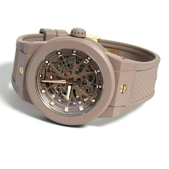 Pre-Owned Ferragamo Unisex F-80 Skeleton Automatic Watch