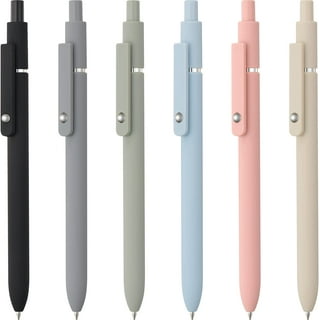 7Pcs Cute Gel Pens Fine Point 0.5Mm Black Ink Rolling Ball Aesthetic Pens