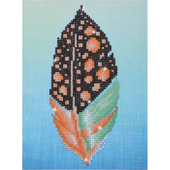 Diamond Dotz Softly Sparkle Leaf  Diamond Painting Kits for Adults - Diamond Art Kits a Relaxing Creative Craft Kit with Dotz Gems 7.5"x9.9"