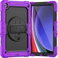 thumbnail image 1 of Funda para Samsung Galaxy Tab A9 Plus 11'' 2023 (SM-X210/X216/X218), Funda Protectora Resistente a Golpes con Protector de Pantalla, Soporte Giratorio de 360°, Correa para Mano/Hombro y Soporte para, 1 of 9