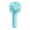 Blue, variant on Blue Handheld Desktop Fan 3 Wind Levels Usb Rechargeable 1200Mah Battery 2.5X5.7 Inch Quiet With Lanyard Portable Lightweight Strong Wind Low Noise Motor Compact
