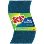 Scotch-Brite No Scratch Multi-Purpose Scour Pads, 3 Pack