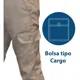 thumbnail image 3 of Pantalón Cargo En Gabardina, Industrial Duradero De Trabajo, 3 of 7
