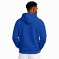 thumbnail image 5 of Blank Plain Pullover Hoodie for Men, Solid Hooded Sweatshirt, Loose Fit Long Sleeve Hoodie, Drawstring Pocket Casual Athletic Sweat Top Blue 2XL, 5 of 5
